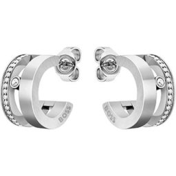 Hugo Boss Creolen Edelstahl Ohrringe Damen
