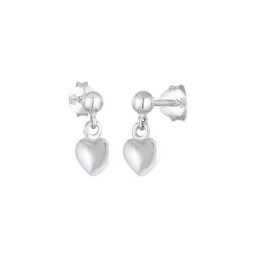 Elli Elli Ohrringe Herz Liebe Love Stecker Hänger 925 Silber Damen
