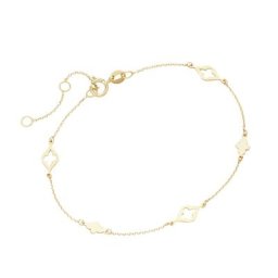Luigi Merano Armband mit Zwischenteilen, Gold 375 Armbänder & Armreife Gold Damen