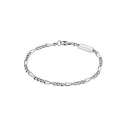 KUZZOI KUZZOI Armband Männer Figaro Massiv Basic 925er Silber Herrenschmuck Herren