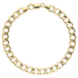 Luigi Merano Armband Panzerarmband, Gold 333 Armbänder & Armreife Gold Damen