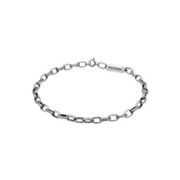 KUZZOI KUZZOI Armband Herren Gliederkette Oval Massiv Basic 925 Silber Herrenschmuck