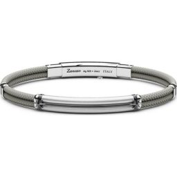 Zancan Armband Textil, 925er Silber, Metall Armbänder & Armreife Herren