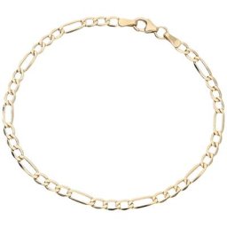 Luigi Merano Armband Figarokette, Gold 375 Armbänder & Armreife Gold Damen