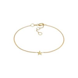 Elli PREMIUM Elli PREMIUM Armband Stern Star Strahlen Himmlisch 375 Gelbgold Armbänder & Armreife Damen