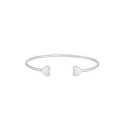 Elli PREMIUM Elli PREMIUM Armband Armreif Offen Herz Liebe Love Valentin 925 Silber Armbänder & Armreife Damen