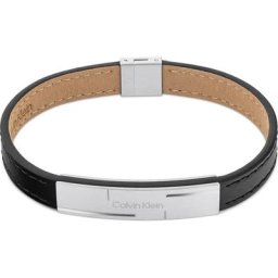 CALVIN KLEIN Armband Edelstahl, Leder Armbänder & Armreife Herren