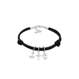 Elli Elli Armband Kreuz Herz Anker Kristalle 925 Silber Armbänder & Armreife Damen