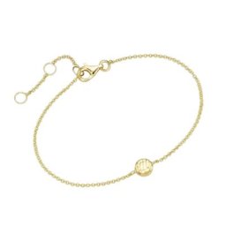 Luigi Merano Armband Mittelteil rund, diamantiert, Gold 375 Armbänder & Armreife Gold Damen