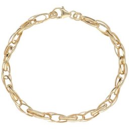 Luigi Merano Armband Doppelankerkette, ovale Glieder, Gold 585 Armbänder & Armreife Gold Damen