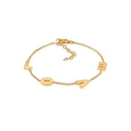 Elli Elli Armband Armkettchen Love Wording Liebe Trend 925 Silber Armbänder & Armreife Damen