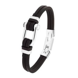 s.Oliver Armband für Herren, Edelstahl Herrenschmuck