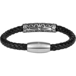 Jacques Lemans Armband Leder, Edelstahl Armbänder & Armreife Herren