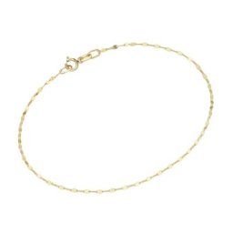 Luigi Merano Armband fantasieförmig mit diamantierten Gliedern, Gold 375 Armbänder & Armreife Gold Damen