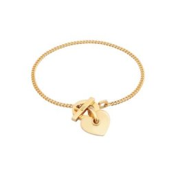 Elli PREMIUM Elli PREMIUM Armband Herz T-Bon Verschluss Modern 925 Silber rhodiniert Armbänder & Armreife Damen