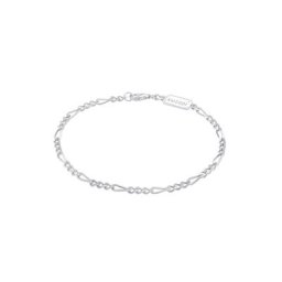 KUZZOI KUZZOI Armband Männer Figaro Massiv Basic 925er Silber Herrenschmuck Herren