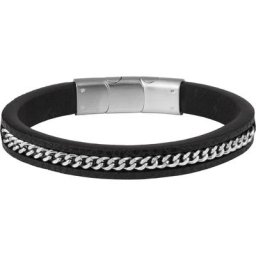 Jacques Lemans Armband Leder, Edelstahl Armbänder & Armreife Herren