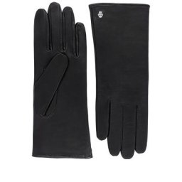 ROECKL Handschuhe Hamburg Damen Leder Wollfutter Black