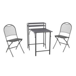 PureDay Balkon-Set, 3-tlg., Rodu Gartenmöbel