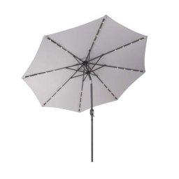 BUTLERS SUN & STARS Sonnenschirm mit LED-Solar-Lichter Ø270cm Sonnenschirme