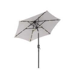 BUTLERS SUN & STARS Sonnenschirm mit LED-Solar-Lichter Ø180cm Sonnenschirme