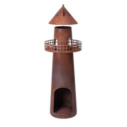 PureDay Feuerstelle, Leuchtturm Dekoration