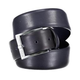 Hugo Boss Erron Gürtel Leder Schwarz Herren