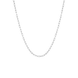 KUZZOI KUZZOI Halskette Herren Gliederkette Oval Basic Fein 925 Silber Herrenschmuck