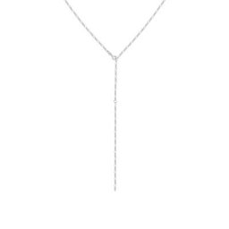 Elli Elli Halskette Basic Y-Kette Figaro Trend Verstellbar 925 Silber Ketten Damen