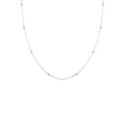 Elli Elli Halskette Solitär Basic Kristalle 925 Silber Ketten Damen