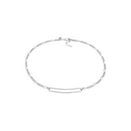 Elli PREMIUM Elli PREMIUM Halskette Figaro Glied Oval Trend 925 Silber Ketten Damen