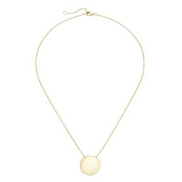 Luigi Merano Kette mit rundem Anhänger, Gold 375 Ketten Gold Damen