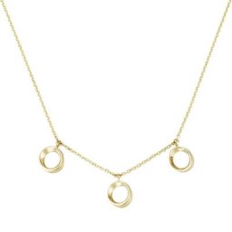 Luigi Merano Collier Behang, 3 Elemente, Gold 585 Ketten Gold Damen