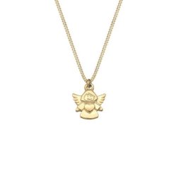 Elli PREMIUM Elli PREMIUM Halskette Kinder Engel Taufe Kommunion Talisman 375 Gelbgold Ketten Damen