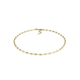 Elli PREMIUM Elli PREMIUM Halskette Choker Plättchen Vintage Stern Look 925 Silber Ketten Damen