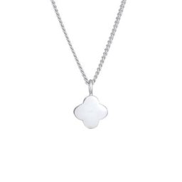 Elli Elli Halskette Kleeblatt Glück Symbol Klassisch 925 Silber Ketten Damen