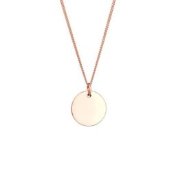 Elli Elli Halskette Basic Plättchen Panzerkette 925 Silber Ketten Damen