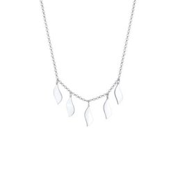 Elli Elli Halskette Erbskette Feder Anhänger Boho Festival 925 Silber Ketten Damen
