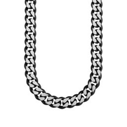 s.Oliver Collier für Herren, Edelstahl Herrenschmuck Weiss