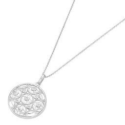 Smart Jewel Kette rund, Ornamente, Silber 925 Ketten Weiss Damen