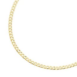 Luigi Merano Kette Panzerkette, diamantiert, Gold 585 Ketten Gold Damen