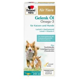 Doppelherz für Tiere Gelenk Öl f.Hunde/Katzen 0.25 l