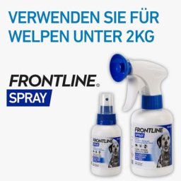 Frontline Spray gegen Zecken und Flöhe für Hunde und Katzen 0.5 l
