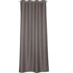 Schöner Wohnen Kollektion Blickdichter Ösenvorhang verdunkelnd 140 x 250 cm OPACO Dekoration Braun