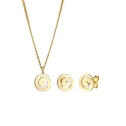 Elli Elli Schmuckset Spirale Verspielt Basic Set 925 Silber Schmuck-Set Damen