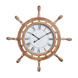 PureDay Wanduhr, Steuerrad Dekoration