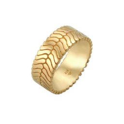 Elli Elli Ring Bandring Gräten Struktur Trend Cool 925 Silber Ringe Damen