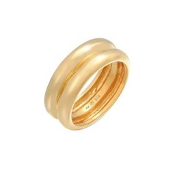 Elli PREMIUM Elli PREMIUM Ring Bandring Double Unisex 925 Ring Ringe Damen