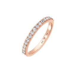 Elli Elli Ring Memoire Bandring Kristalle 925 Silber Ringe Damen
