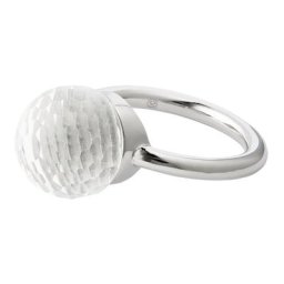 Pippa&Jean Ring Edelstahl Glaskristall in Silber Ringe Damen